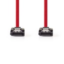 Nedis CCGB73050RD05 SATA Kabel 1.5 Gbps Vernikkeld 50cm Rood