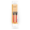 Nedis CCGB73150RD05 SATA-II Kabel 3 Gbps Vernikkeld 50cm Rood 