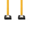 Nedis CCGB73250YE10 SATA-III Kabel 6 Gbps Vernikkeld 1m Geel 