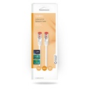 Nedis CCGB85221WT30 CAT6 Netwerkkabel RJ45 S/FTP 3m Binnenshuis LSZH Wit