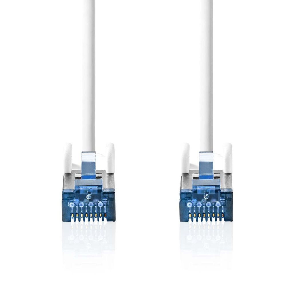 Nedis CCGB85330WT025 CAT6a netwerkkabel S/FTP RJ45 25cm LSZH Wit 