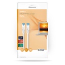 Nedis CCGB85330WT50 CAT6a netwerkkabel S/FTP RJ45 5m LSZH Wit 