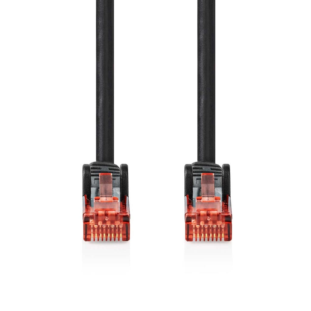 Nedis CCGB85900BK200 CAT6 Netwerkkabel RJ45 U/UTP 20m Buitenshuis PVC Zwart 