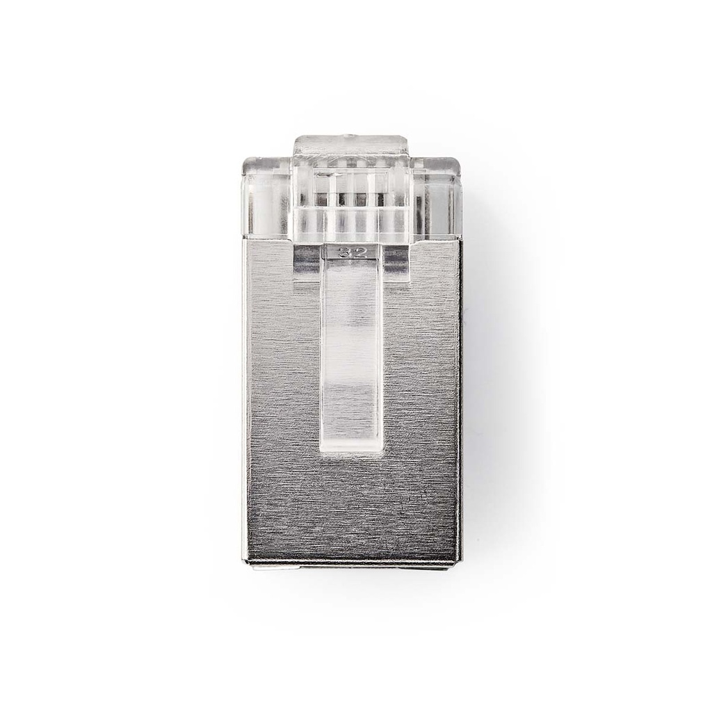 Nedis CCGB89302ME RJ45-Connector STP CAT5 Verguld 10 Stuks Transparant