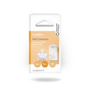 Nedis CCGB89331TP RJ45-Connector Pass Through  Stranded UTP CAT5 Verguld 10 Stuks Transparant 