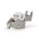 Nedis CCGB89720ME Keystone CAT6 RJ45 vrouwelijk S/FTP Metaal