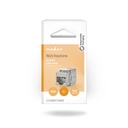 Nedis CCGB89720ME Keystone CAT6 RJ45 vrouwelijk S/FTP Metaal