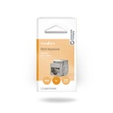 Nedis CCGB89740ME Keystone CAT7 RJ45 Vrouwelijk S/FTP Metaal 
