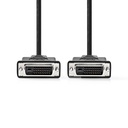 Nedis CCGL32001BK20 DVI-Kabel DVI-D 24+1-Pins 4k@30Hz Vernikkeld 2m Zwart 