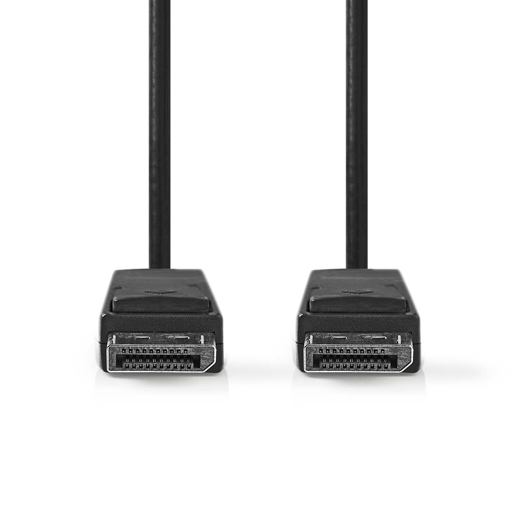 Nedis CCGL37010BK20 DisplayPort-Kabel 4K@60Hz Vernikkeld 2m Zwart