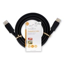Nedis CCGL37014BK30 DisplayPort-Kabel 8K@60Hz Vernikkeld 3m Zwart