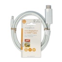 Nedis CCGL37600WT20 DisplayPort 1.2 -Kabel |Mini-DisplayPort - HDMI 21.6 Gbps Vernikkeld 2m Wit 
