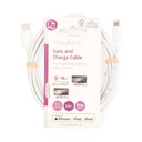 Nedis CCGL39650WT20 Lightning Kabel USB 2.0 Lightning - USB-C 480 Mbps Vernikkeld 2m Wit