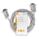 Nedis CCGL52010IV30 Seriële Kabel D-SUB 9-Pins - D-SUB 9-Pins Vrouwelijk Vernikkeld 3m Wit