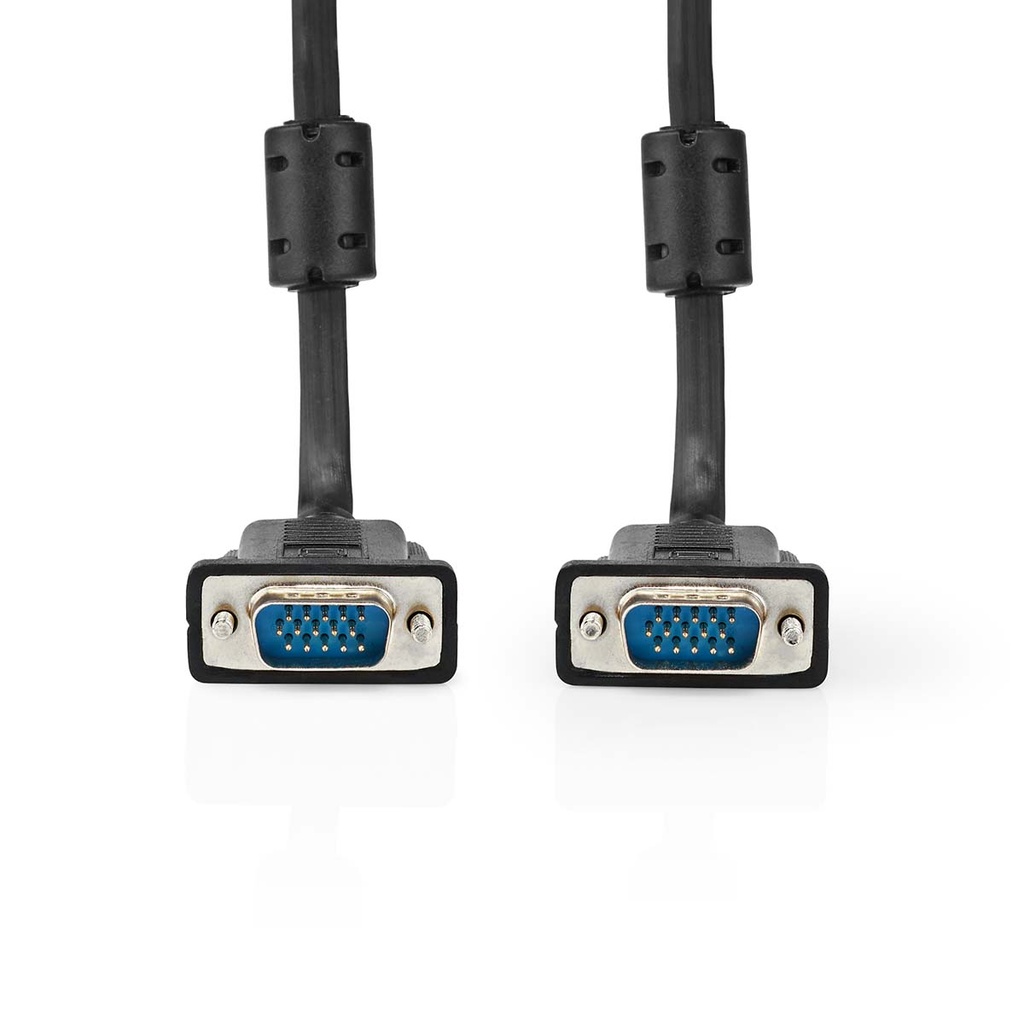 Nedis CCGL59000BK100 VGA-Kabel 1280x768 10m Zwart