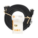 Nedis CCGL59000BK100 VGA-Kabel 1280x768 10m Zwart