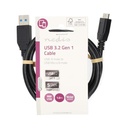 Nedis CCGL61500BK10 USB 3.2 Gen 1-Kabel USB-A - USB Micro-B 5 Gbps Vernikkeld 1m Zwart