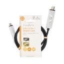 Nedis CCGL64655BK10 USB 3.2 Gen 1-Adapter USB-C - HDMI 4K@60Hz 1m Vernikkeld Zwart 