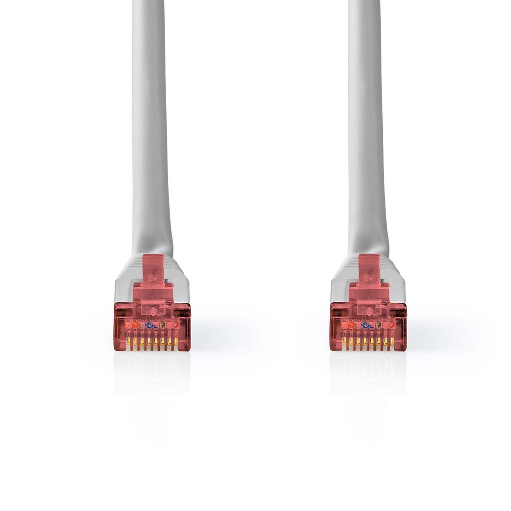 Nedis CCGL85220GY025 CAT6 Netwerkkabel RJ45 SF/UTP 25cm Grijs
