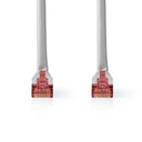 Nedis CCGL85220GY025 CAT6 Netwerkkabel RJ45 SF/UTP 25cm Grijs