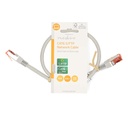 Nedis CCGL85220GY05 CAT6 Netwerkkabel | RJ45 Male | RJ45 Male | SF/UTP | 0.50 m | Rond | PVC | Grijs | Label