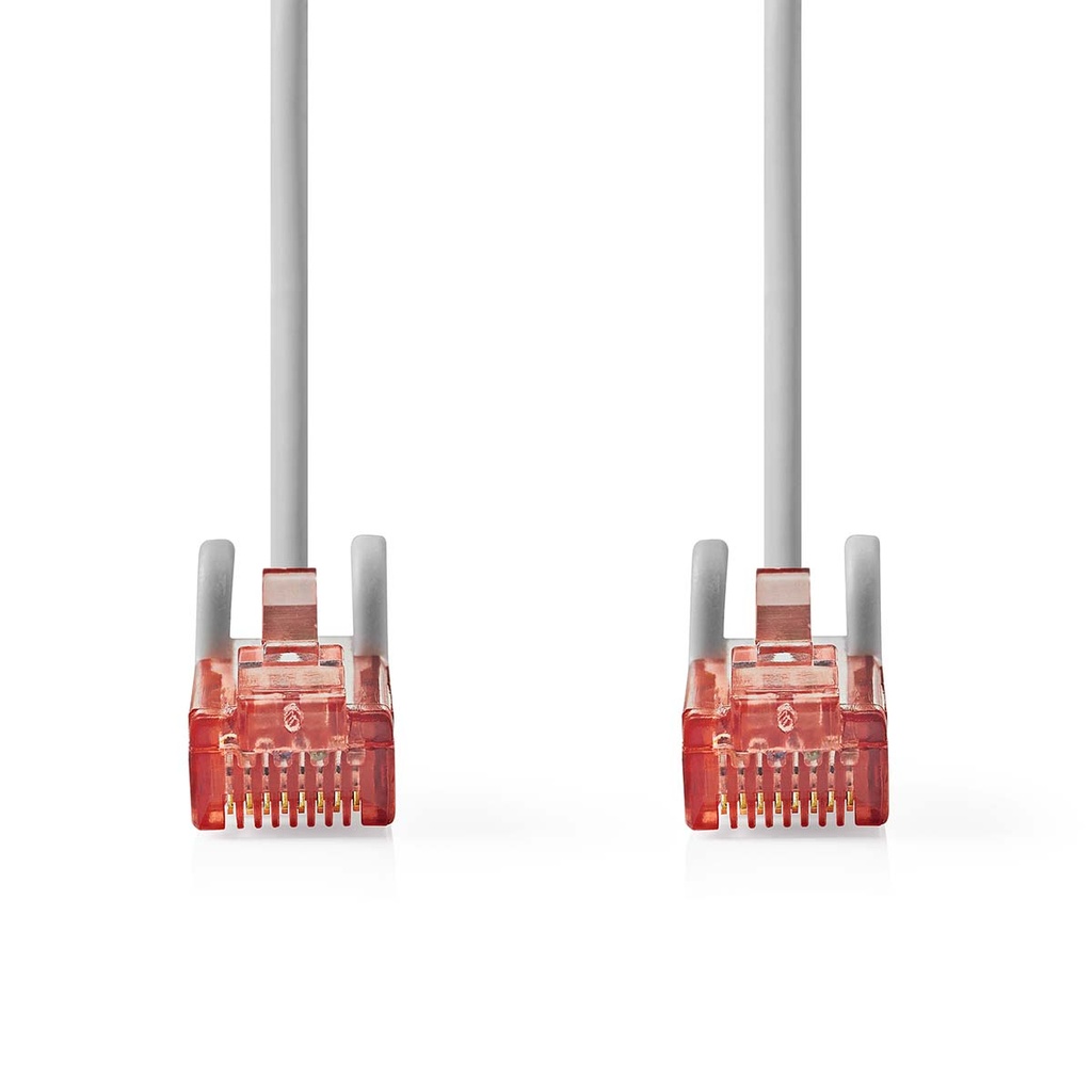 Nedis CCGL85230GY025 CAT6 Netwerkkabel RJ45 U/UTP 25cm Grijs