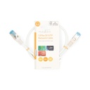 Nedis CCGL85330WT05 CAT6a netwerkkabel S/FTP RJ45 50cm LSZH Wit 
