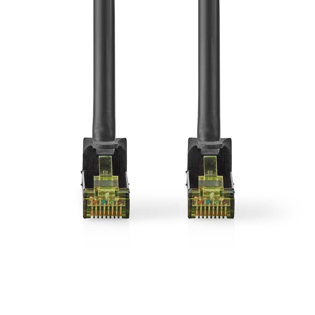 Nedis CCGL85420BK025 CAT7 Netwerkkabel S/FTP RJ45 25cm LSZH Zwart 