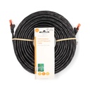 Nedis CCGL85900BK300 CAT6 Netwerkkabel RJ45 U/UTP 30m Buitenshuis Zwart