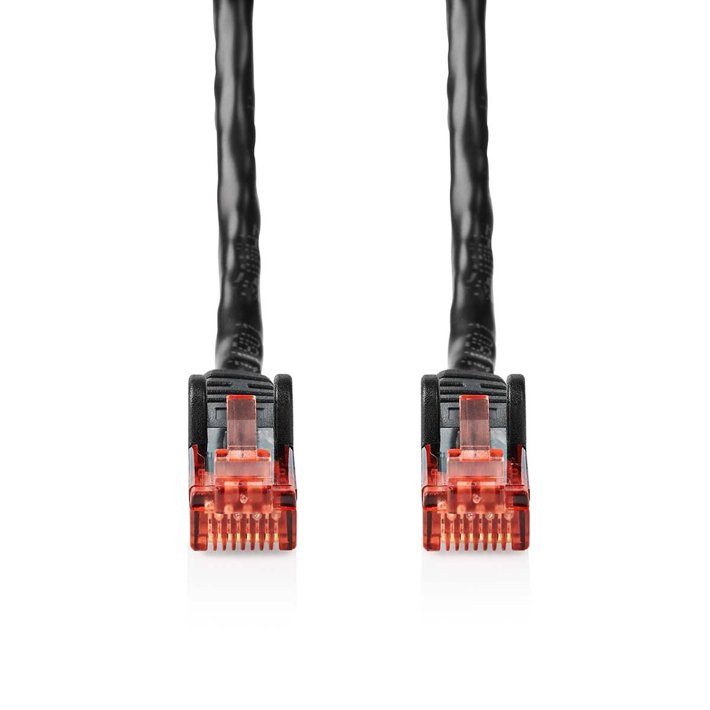 Nedis CCGL85900BK750 CAT6 Netwerkkabel RJ45 U/UTP 75m Buitenshuis Zwart