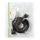 Nedis CCGP32000BK100 DVI-Kabel DVI-D 24+1-Pins 1080p Vernikkeld 10m Zwart 