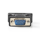 Nedis CCGP32901BK VGA-Adapter VGA - DVI-I 24+5-Pins Vrouwelijk Vernikkeld Zwart 