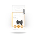 Nedis CCGP32901BK VGA-Adapter VGA - DVI-I 24+5-Pins Vrouwelijk Vernikkeld Zwart 