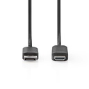 Nedis CCGP37104BK20 DisplayPort-Kabel DisplayPort - HDMI 4K@60Hz Vernikkeld 2m Zwart