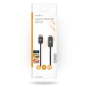 Nedis CCGP37108BK18 DisplayPort-Adapter DisplayPort - HDMI 8K@30Hz Vernikkeld 1.8m Zwart