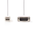 Nedis CCGP37700WT20 Mini DisplayPort 1.2-Kabel Mini-DisplayPort - DVI-D 24+1-Pins 21.6 Gbps 2m Wit 