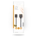 Nedis CCGP59120BK02 VGA-Kabel VGA - 2x VGA Vrouwelijk Verguld 1280x768@60Hz 20cm Zwart 
