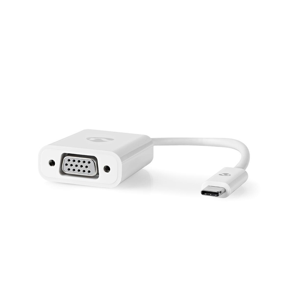 Nedis CCGP64851WT02 USB 3.2 Gen 1-Adapter  USB-C - VGA Vrouwelijk 1080p 5 Gbps 20cm Wit