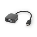 Nedis CCGP64852BK02 USB 3.2 Gen 1-Adapter USB-C - VGA Vrouwelijk 1920x1200@60Hz 20cm Zwart