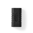 Nedis CCGP64900BK USB 3.2 Gen 2-Adapter 2x USB-C Vrouwelijk 4K@60Hz 10 Gbps Zwart