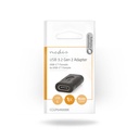 Nedis CCGP64900BK USB 3.2 Gen 2-Adapter 2x USB-C Vrouwelijk 4K@60Hz 10 Gbps Zwart