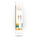 Nedis CCGP85121WT10 CAT5e Netwerkkabel SF/UTP RJ45 1m Wit 