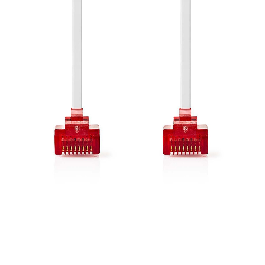 Nedis CCGP85215WT30 CAT6 Netwerkkabel U/UTP RJ45 3m Plat Wit