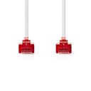 Nedis CCGP85215WT30 CAT6 Netwerkkabel U/UTP RJ45 3m Plat Wit
