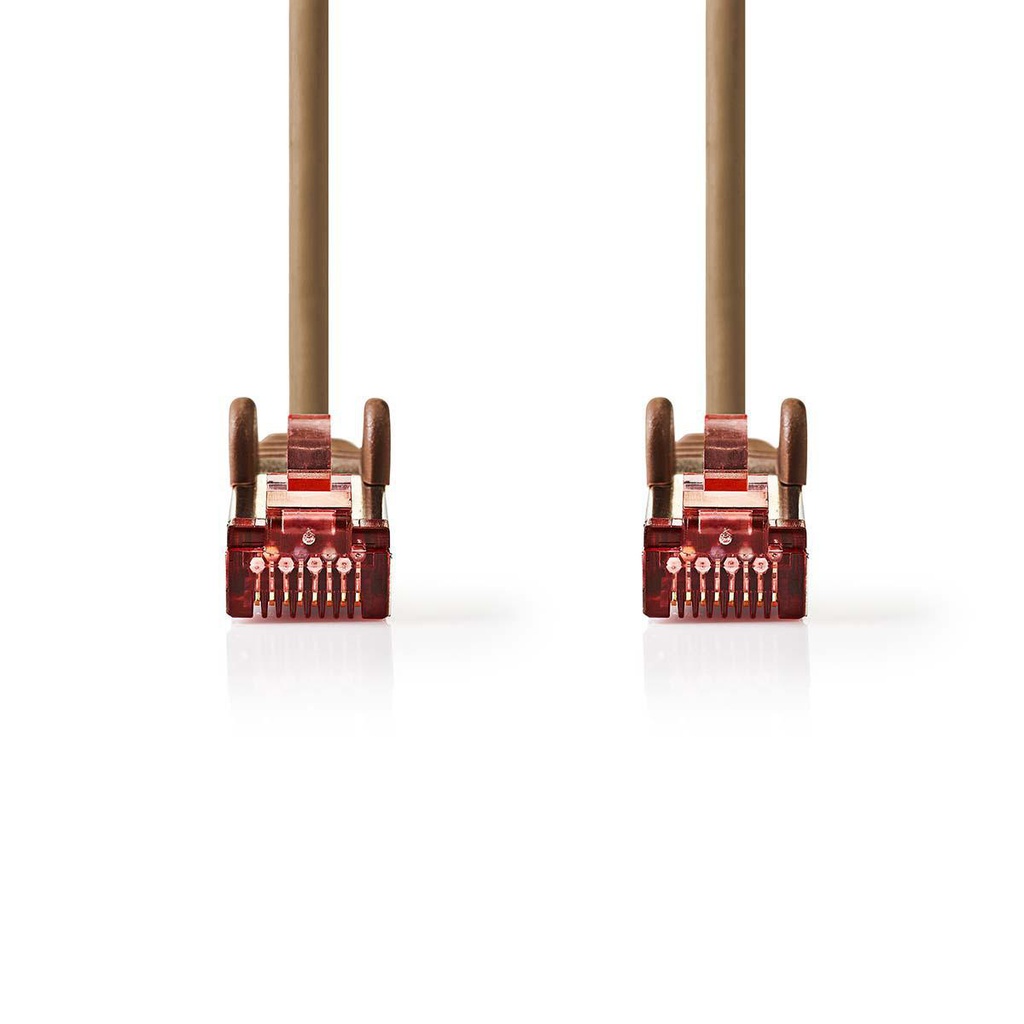 Nedis CCGP85221BN75 CAT6 Netwerkkabel S/FTP RJ45 7.5m LSZH Bruin