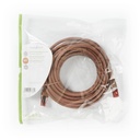 Nedis CCGP85221BN75 CAT6 Netwerkkabel S/FTP RJ45 7.5m LSZH Bruin