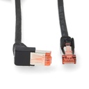 Nedis CCGP85227BK10 CAT6 Netwerkkabel Haaks SF/UTP RJ45 1m LSZH Zwart