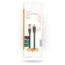 Nedis CCGP85227BK10 CAT6 Netwerkkabel Haaks SF/UTP RJ45 1m LSZH Zwart
