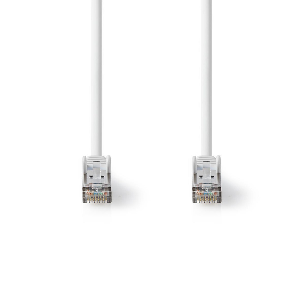 Nedis CCGP85520WT015 Cat 8.1 Netwerkkabel S/FTP RJ45 15cm LSZH Wit 