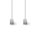 Nedis CCGP85520WT015 Cat 8.1 Netwerkkabel S/FTP RJ45 15cm LSZH Wit 